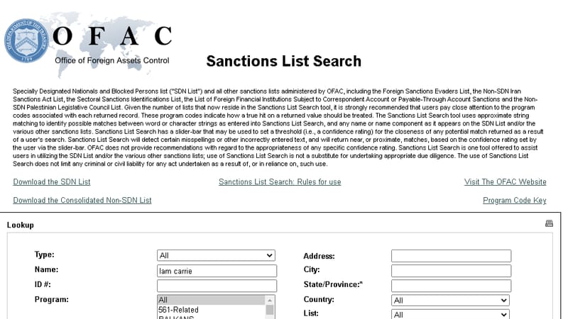 OFAC sanctions 10 entities over Iran weapons procurement