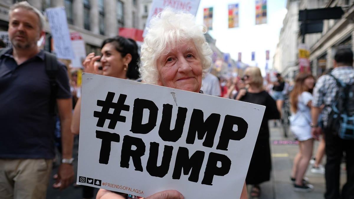 Trump Warns 'All Hell Will Rain Down' if Iran Pursues Nuclear Weapon