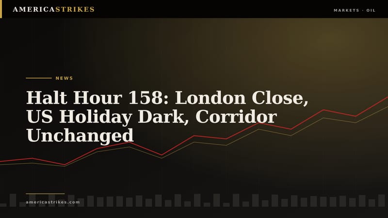 Halt Hour 158: London Close, US Holiday Dark, Corridor Unchanged