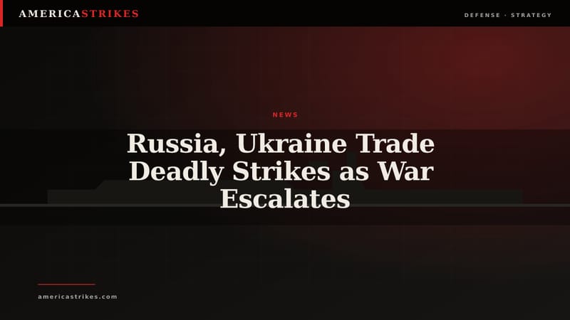 Russia, Ukraine Trade Deadly Strikes as War Escalates