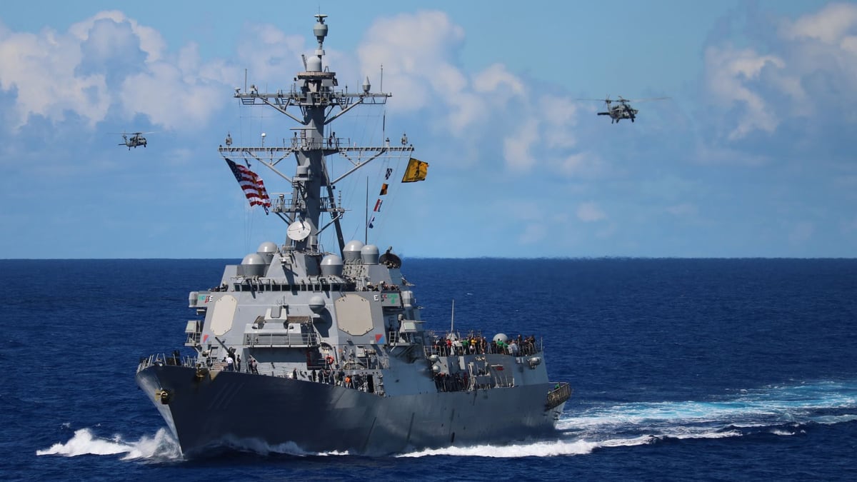Kim Launches Second Nuclear Destroyer as Allied Drills Begin