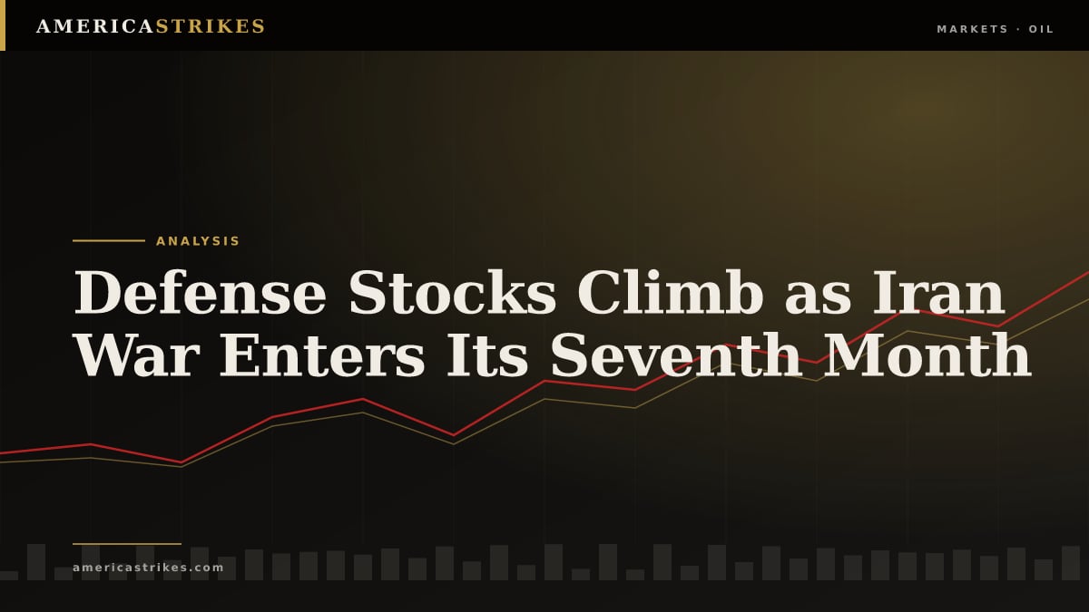 Defense Stocks Climb as Iran War Enters Its Seventh Month