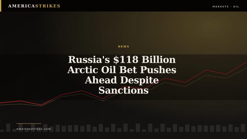 Russia's $118 Billion Arctic Oil Bet Pushes Ahead Despite Sanctions