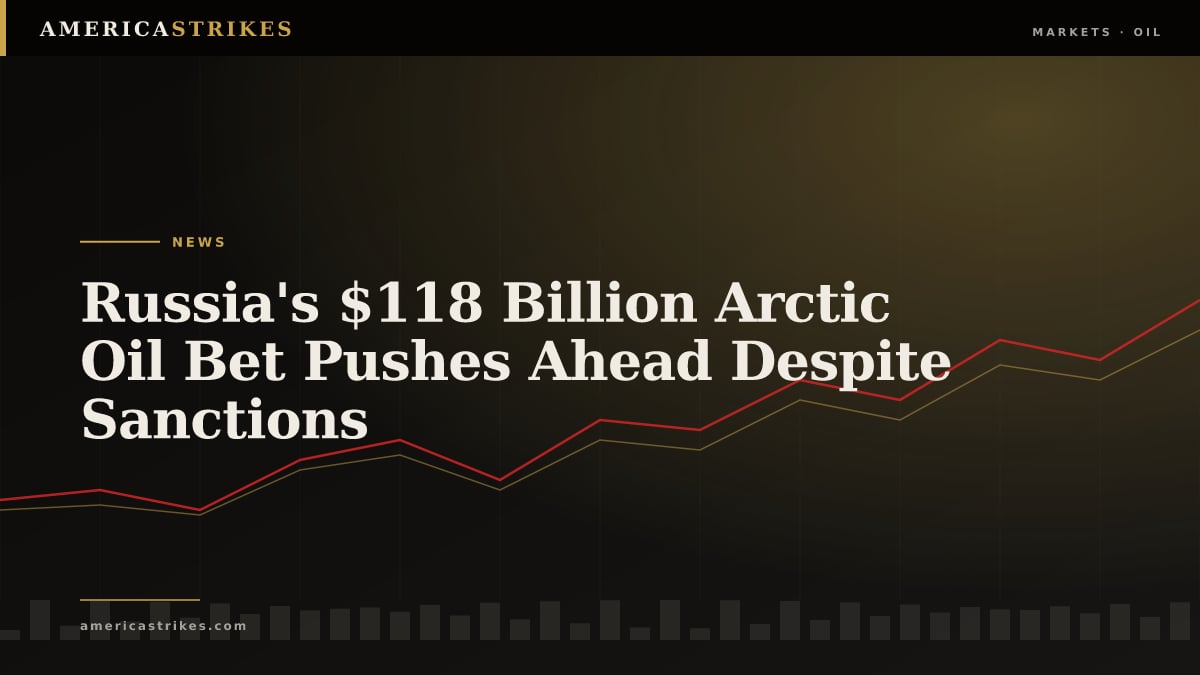 Russia's $118 Billion Arctic Oil Bet Pushes Ahead Despite Sanctions