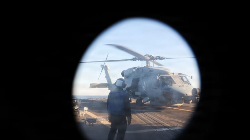 Cargo Ship Struck by Projectile in Strait of Hormuz, Catches Fire