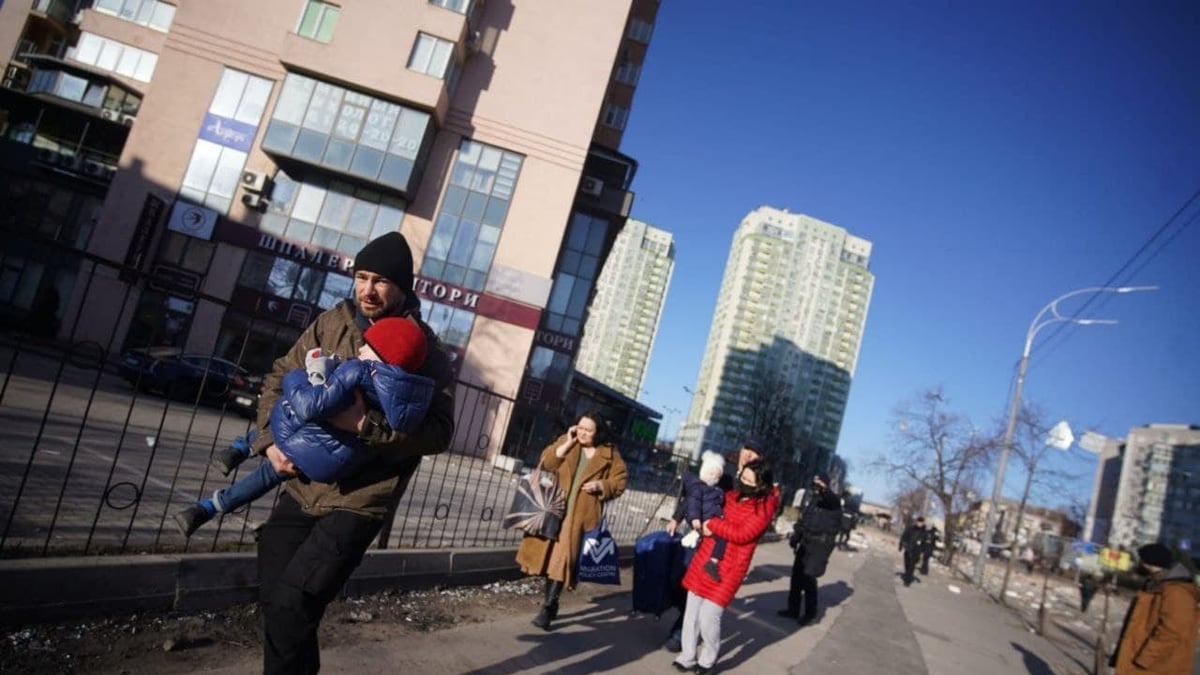 AP Photos: Rescuers Clear Rubble After Russian Missile Strike